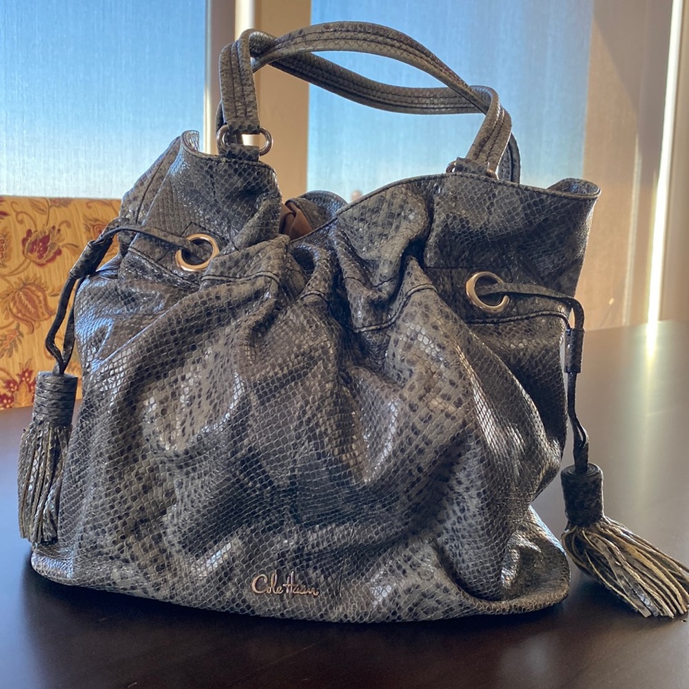 Vintage Cole Haan Limited Edition Large Drawstring Bag